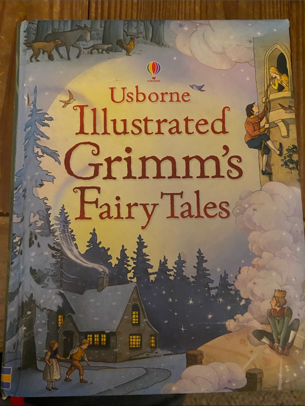 Born Illustrated Grimm's Fairy Tales - Kids Book, Blue